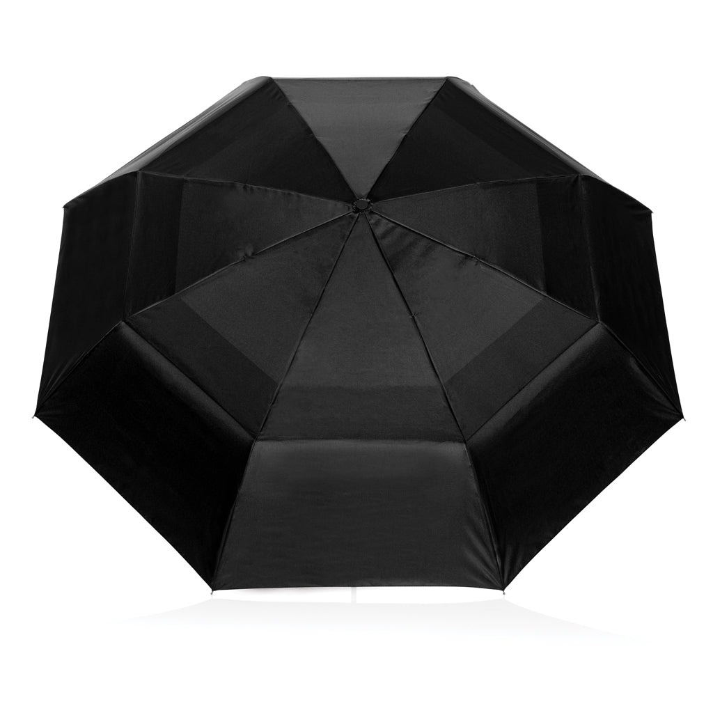 Swiss Peak Aware™ Tornado 27” pocket storm umbrella - Black