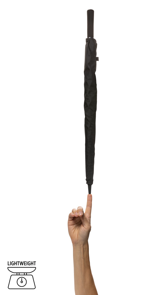 Swiss Peak Aware™ Ultra-light manual 25” Alu umbrella - Black
