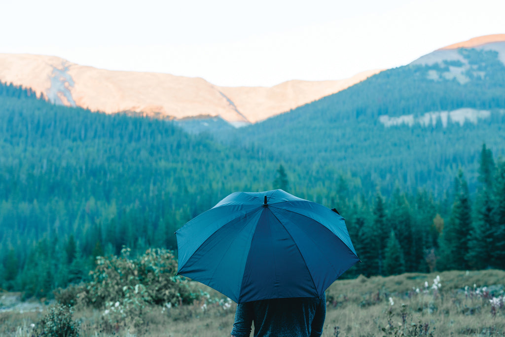 Swiss Peak Aware™ Ultra-light manual 25” Alu umbrella - Black