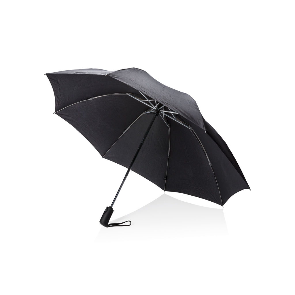 SP AWARE™ 23' foldable reversible auto open/close umbrella - Black