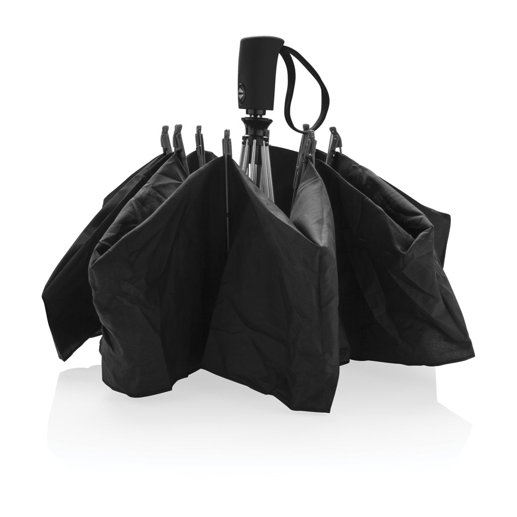 SP AWARE™ 23' foldable reversible auto open/close umbrella - Black