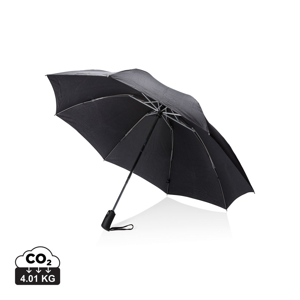 SP AWARE™ 23' foldable reversible auto open/close umbrella - Black