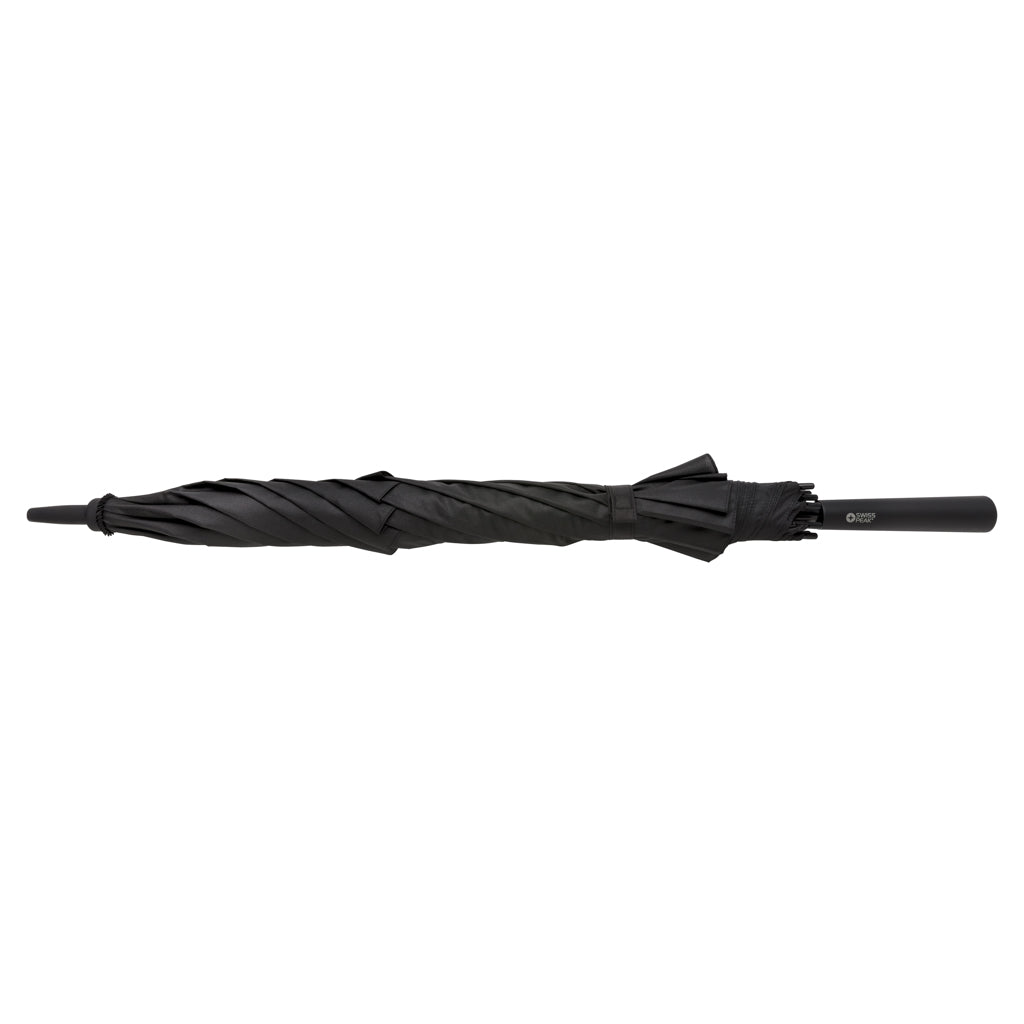 Swiss peak AWARE™ Tornado 23” storm umbrella - Black