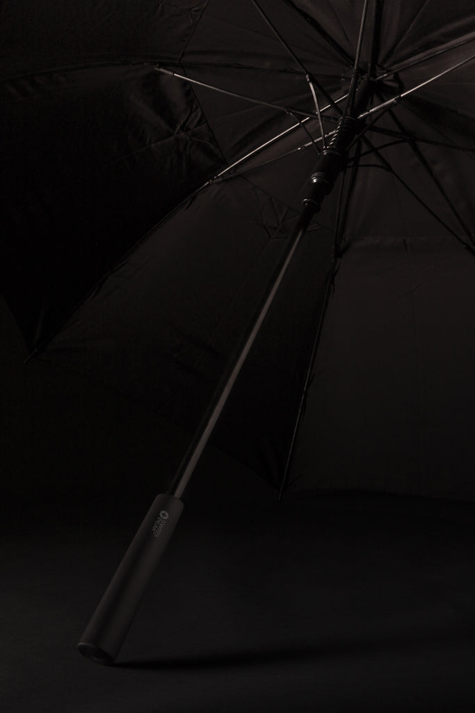 Swiss peak AWARE™ Tornado 23” storm umbrella - Black