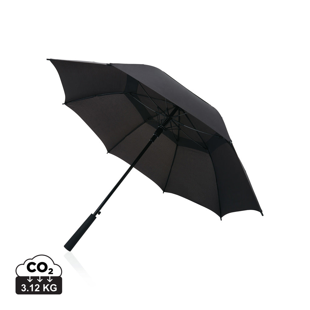 Swiss peak AWARE™ Tornado 23” storm umbrella - Black