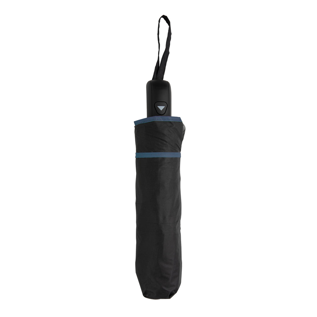 21' Impact AWARE™ RPET 190T Pongee dual colour mini umbrella - Blue