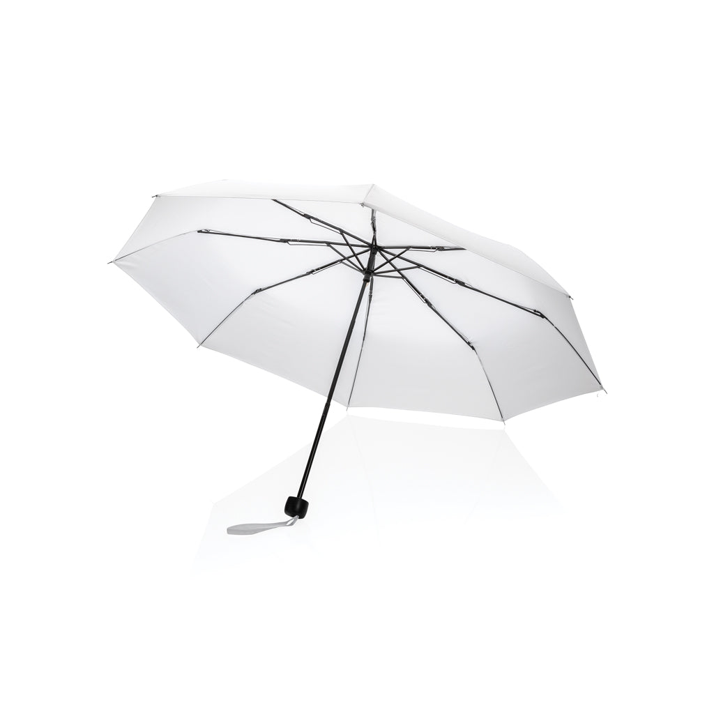 20.5' Impact AWARE™ RPET 190T mini umbrella - White