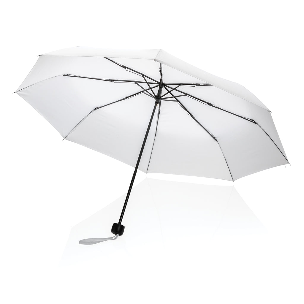 20.5' Impact AWARE™ RPET 190T mini umbrella - White
