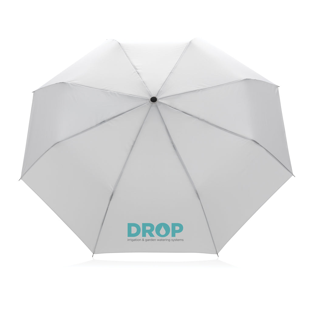 20.5' Impact AWARE™ RPET 190T mini umbrella - White