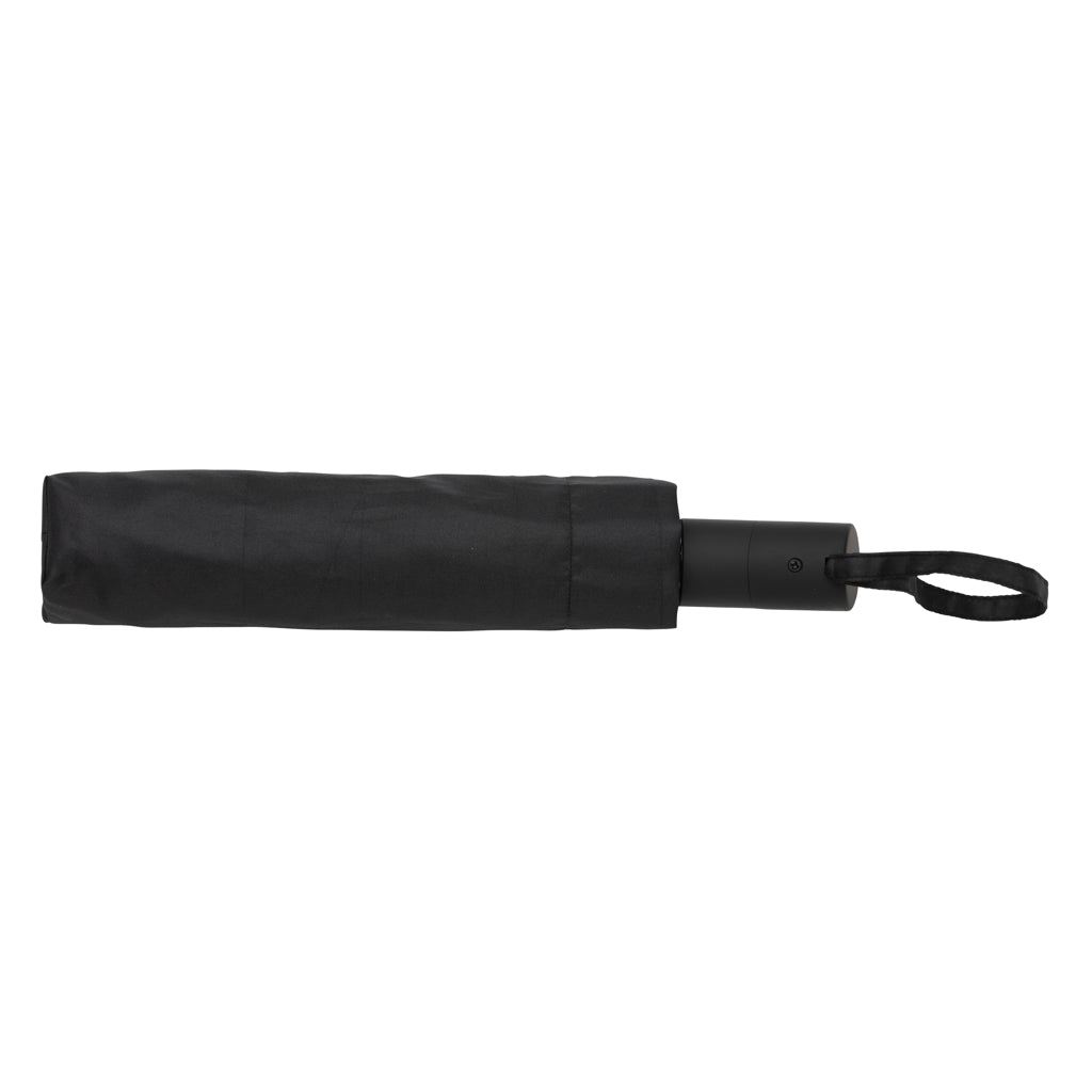 21' Impact AWARE™ RPET 190T mini auto open umbrella - Black