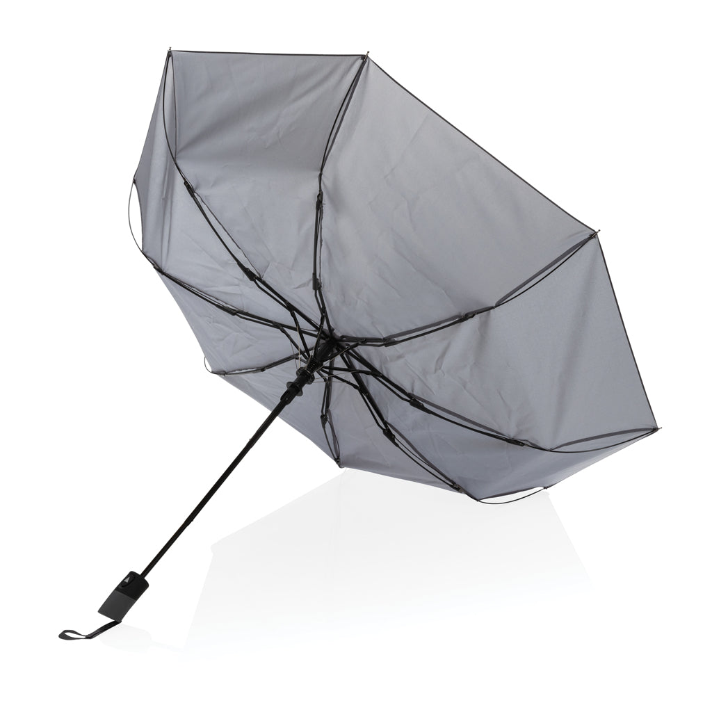 21' Impact AWARE™ RPET 190T mini auto open umbrella - Anthracite