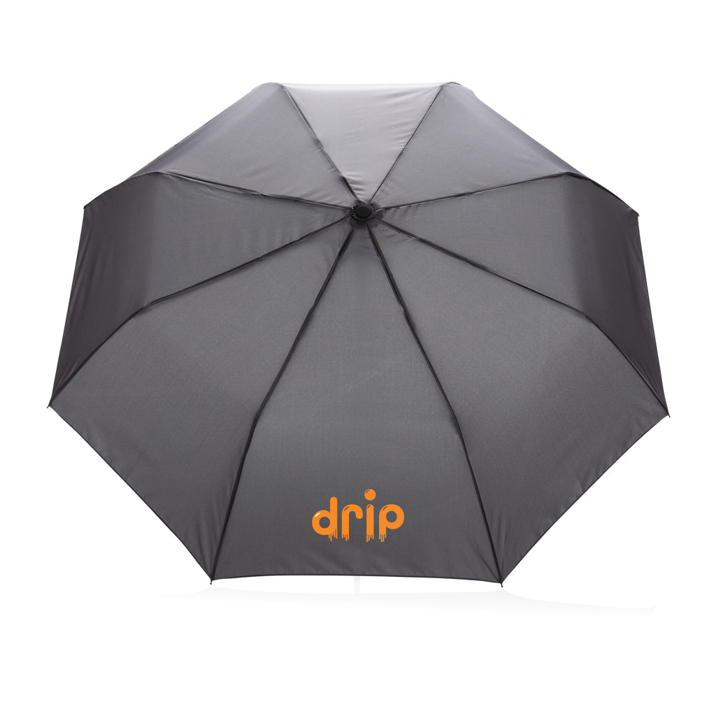 21' Impact AWARE™ RPET 190T mini auto open umbrella - Anthracite