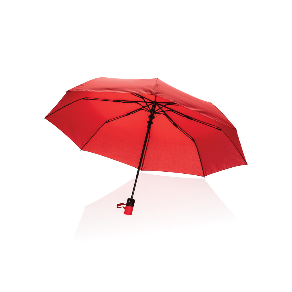 21' Impact AWARE™ RPET 190T mini auto open umbrella - Red