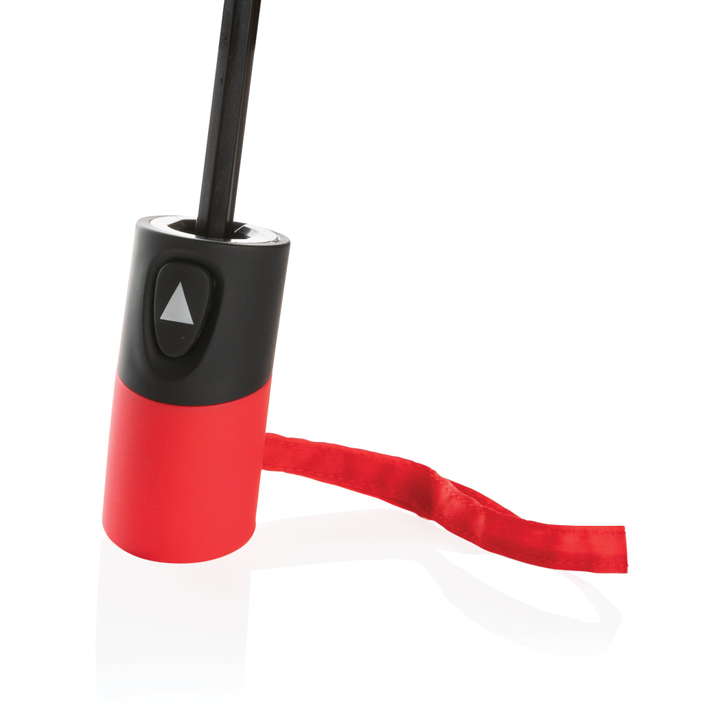 21' Impact AWARE™ RPET 190T mini auto open umbrella - Red