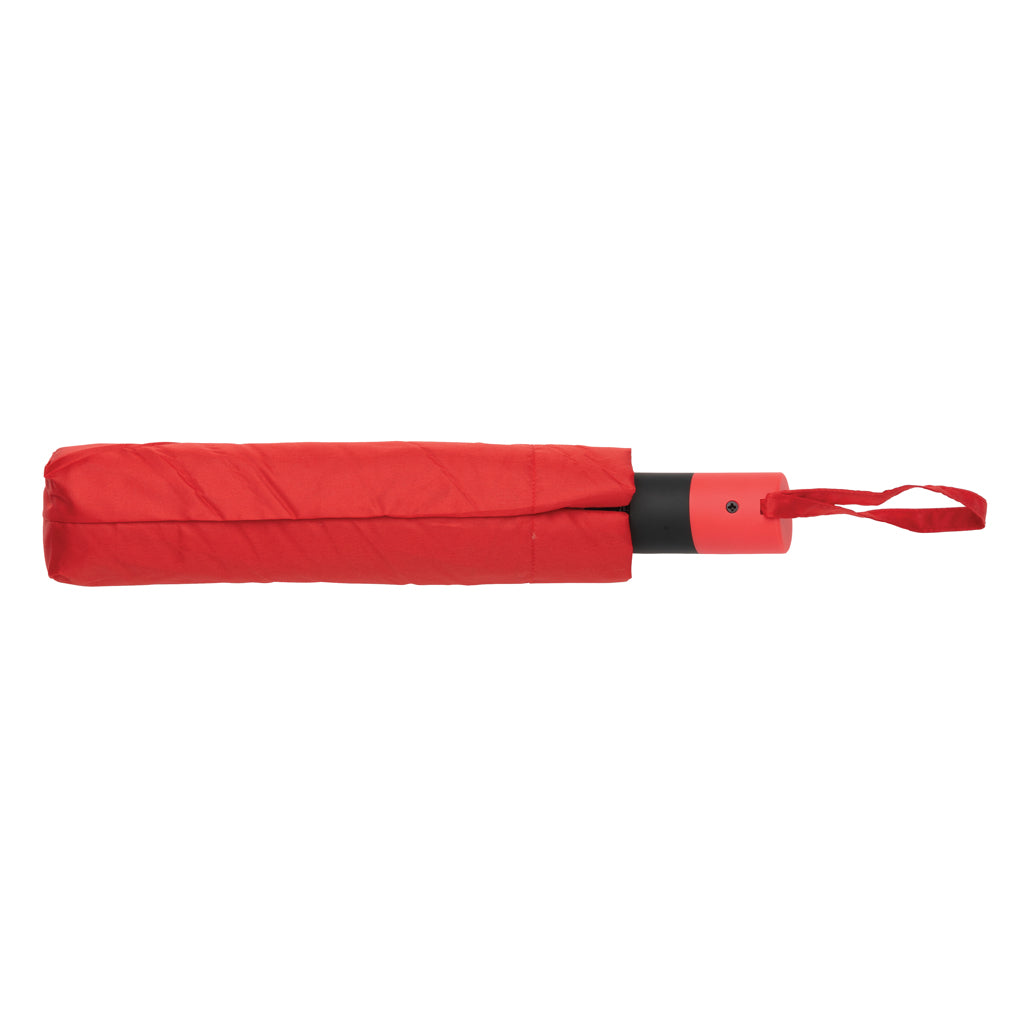 21' Impact AWARE™ RPET 190T mini auto open umbrella - Red