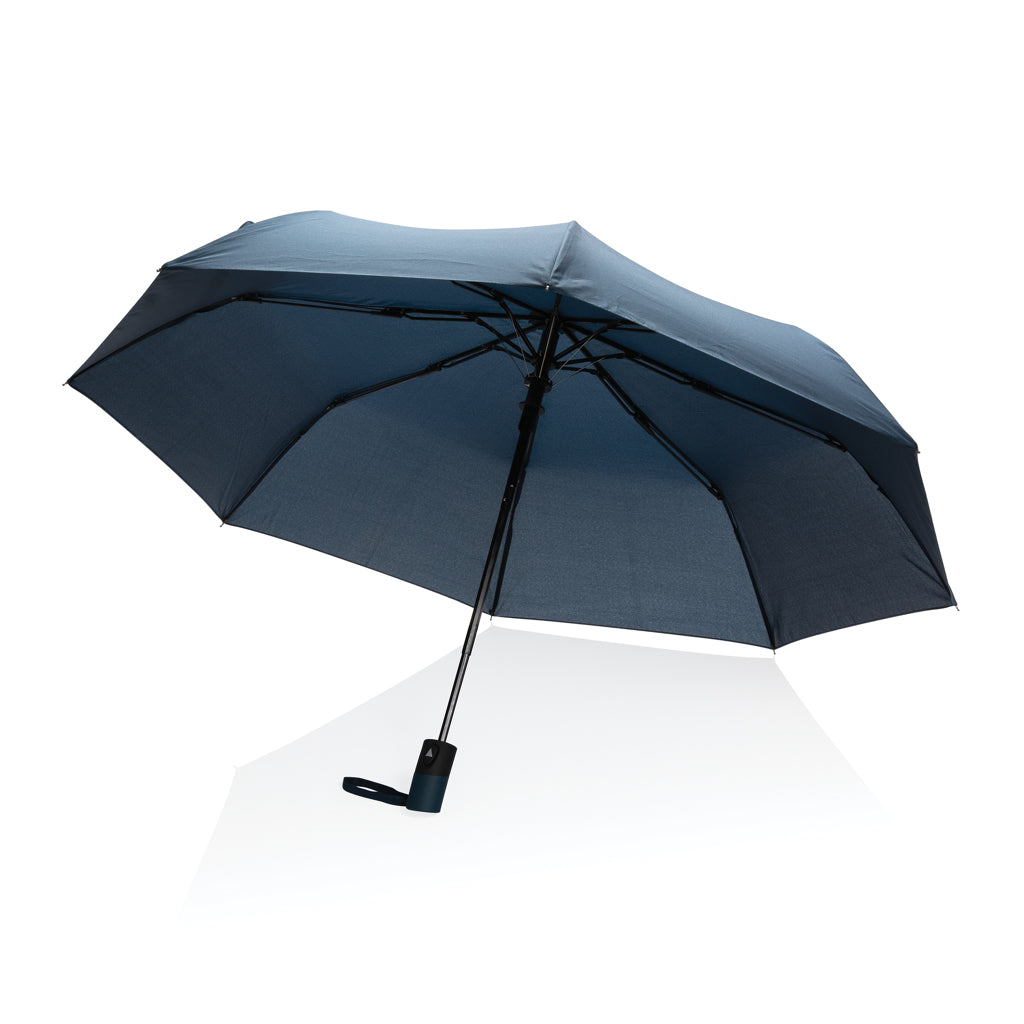 21' Impact AWARE™ RPET 190T mini auto open umbrella - Navy
