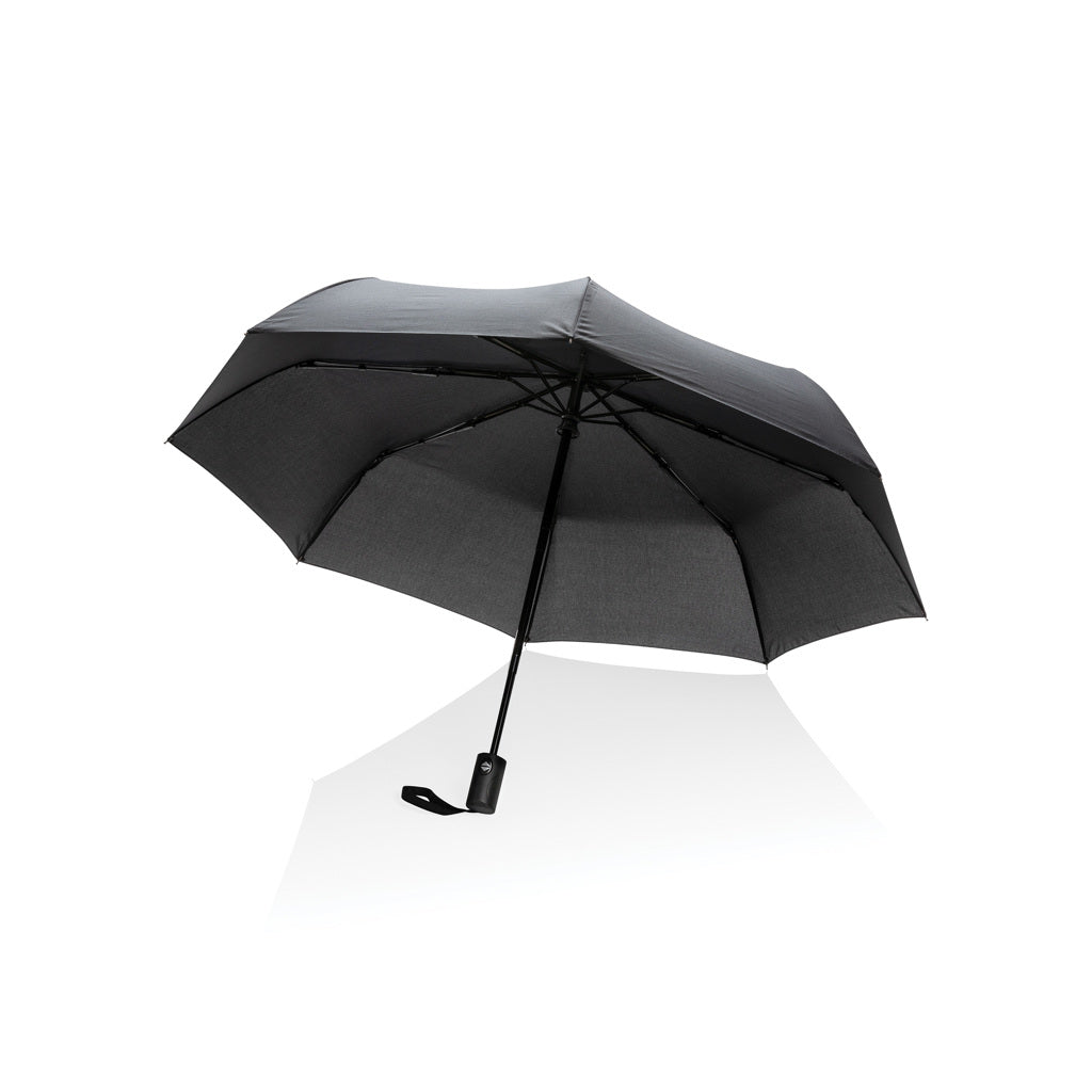 21' Impact AWARE™ RPET 190T auto open/close umbrella - Black