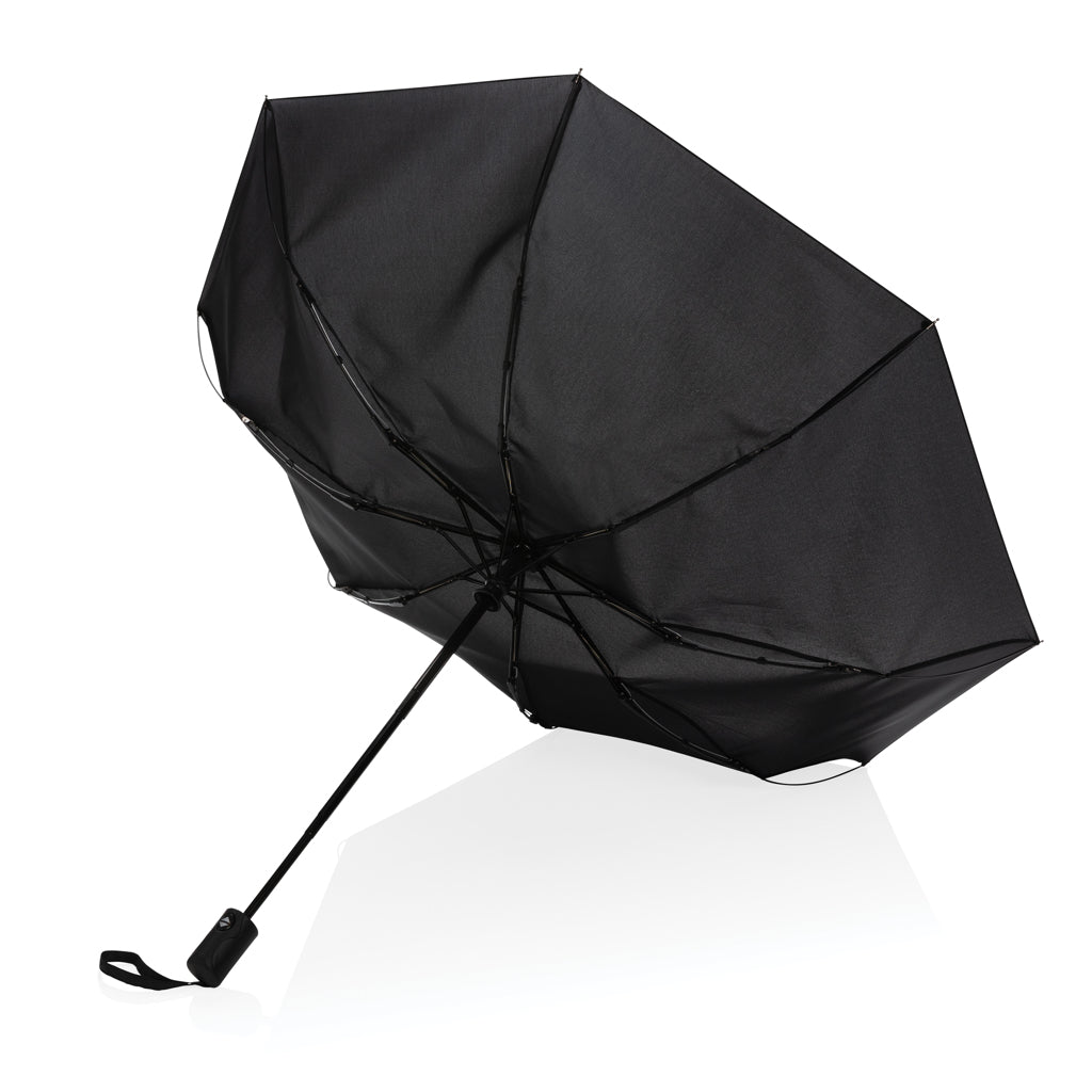21' Impact AWARE™ RPET 190T auto open/close umbrella - Black