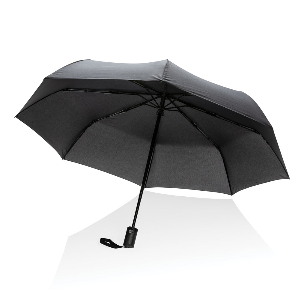 21' Impact AWARE™ RPET 190T auto open/close umbrella - Black