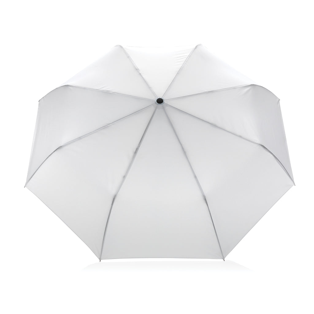 21' Impact AWARE™ RPET 190T auto open/close umbrella - White