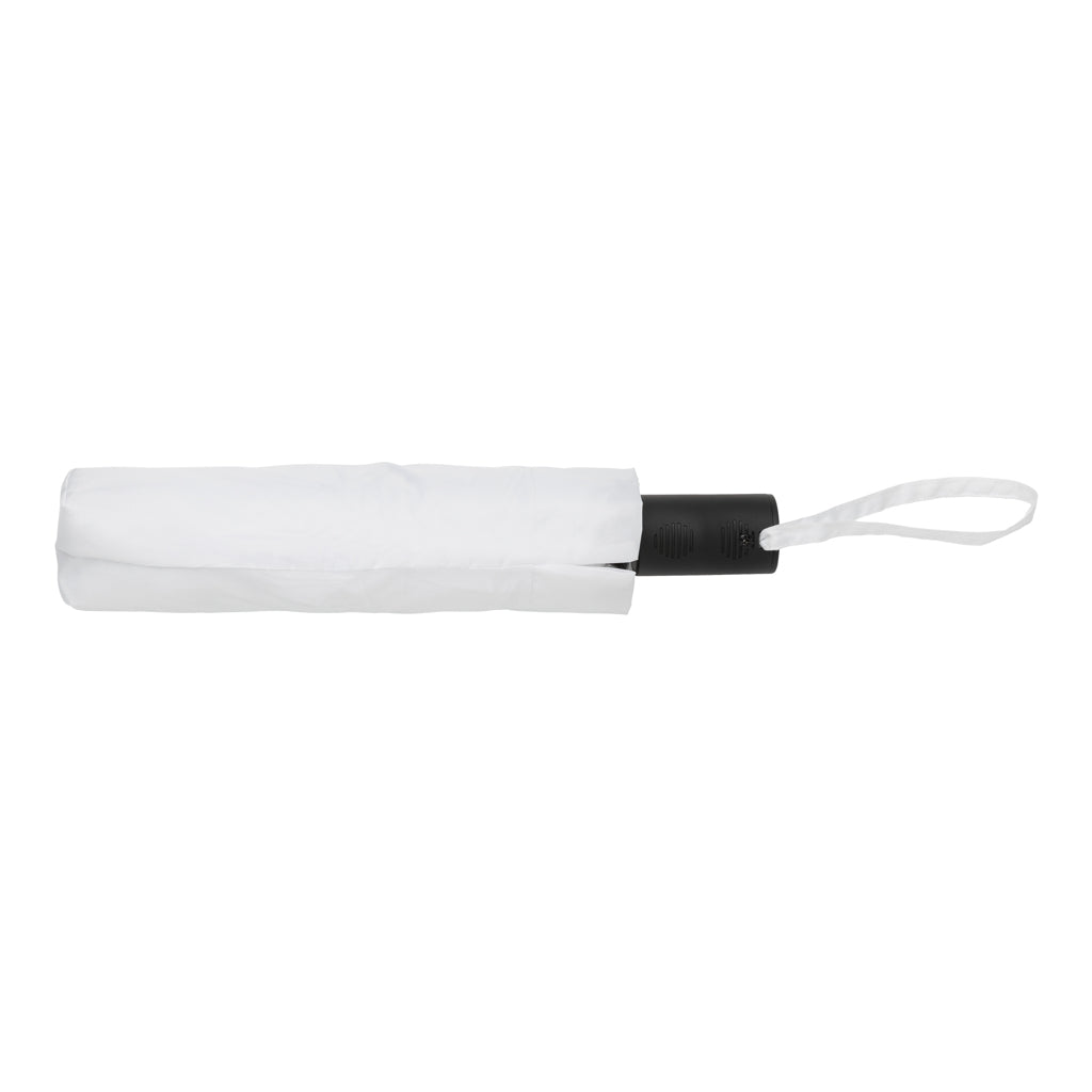 21' Impact AWARE™ RPET 190T auto open/close umbrella - White