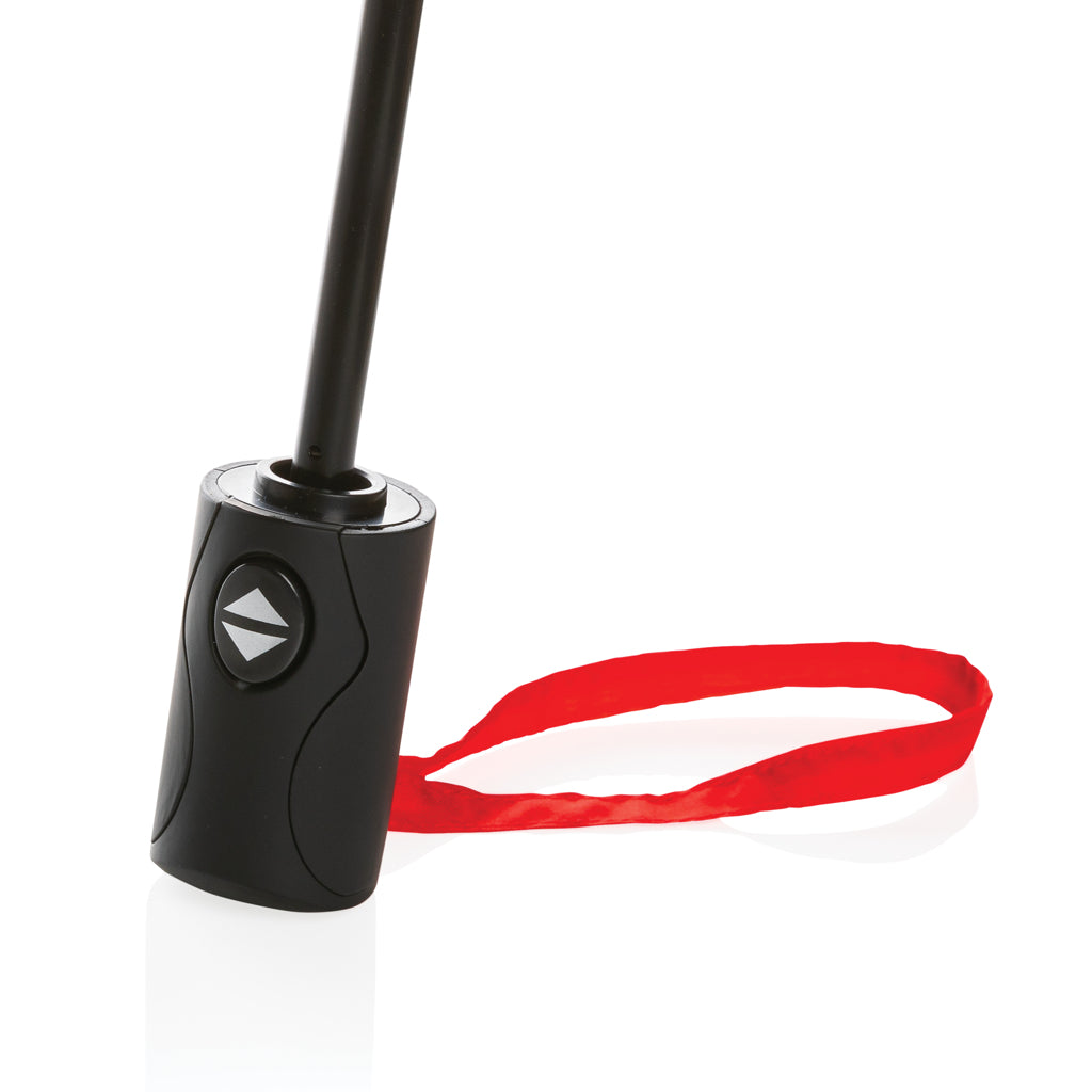 21' Impact AWARE™ RPET 190T auto open/close umbrella - Red