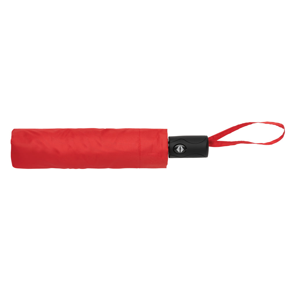 21' Impact AWARE™ RPET 190T auto open/close umbrella - Red