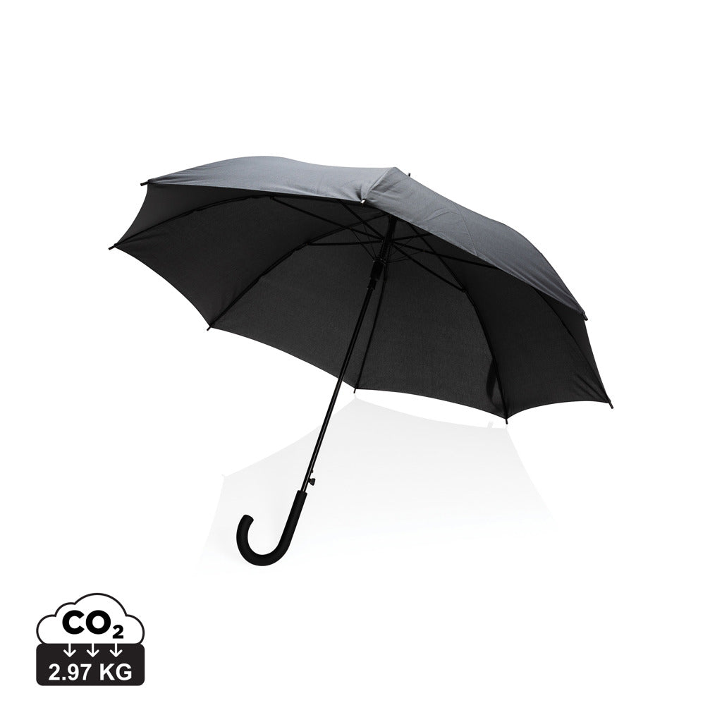 23' Impact AWARE™ RPET 190T standard auto open umbrella - Black