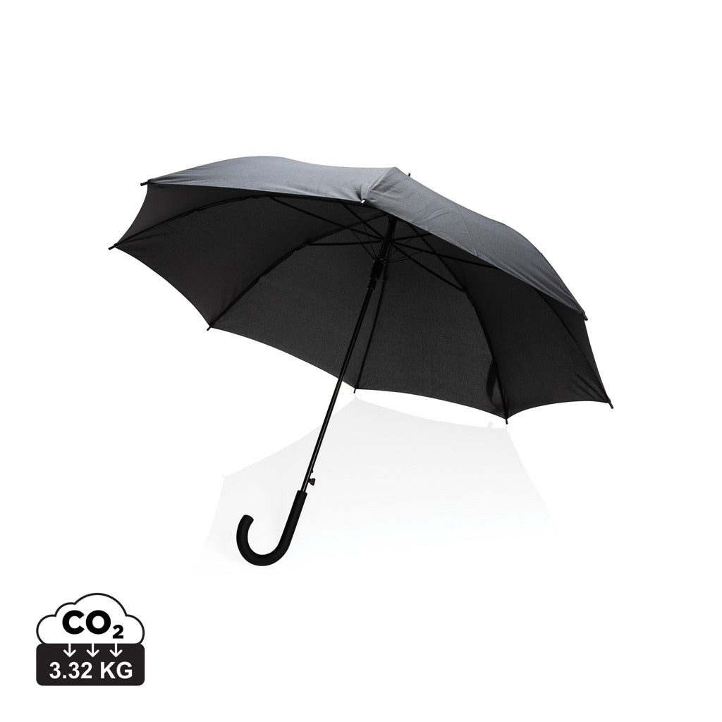 23' Impact AWARE™ RPET 190T standard auto open umbrella - Black