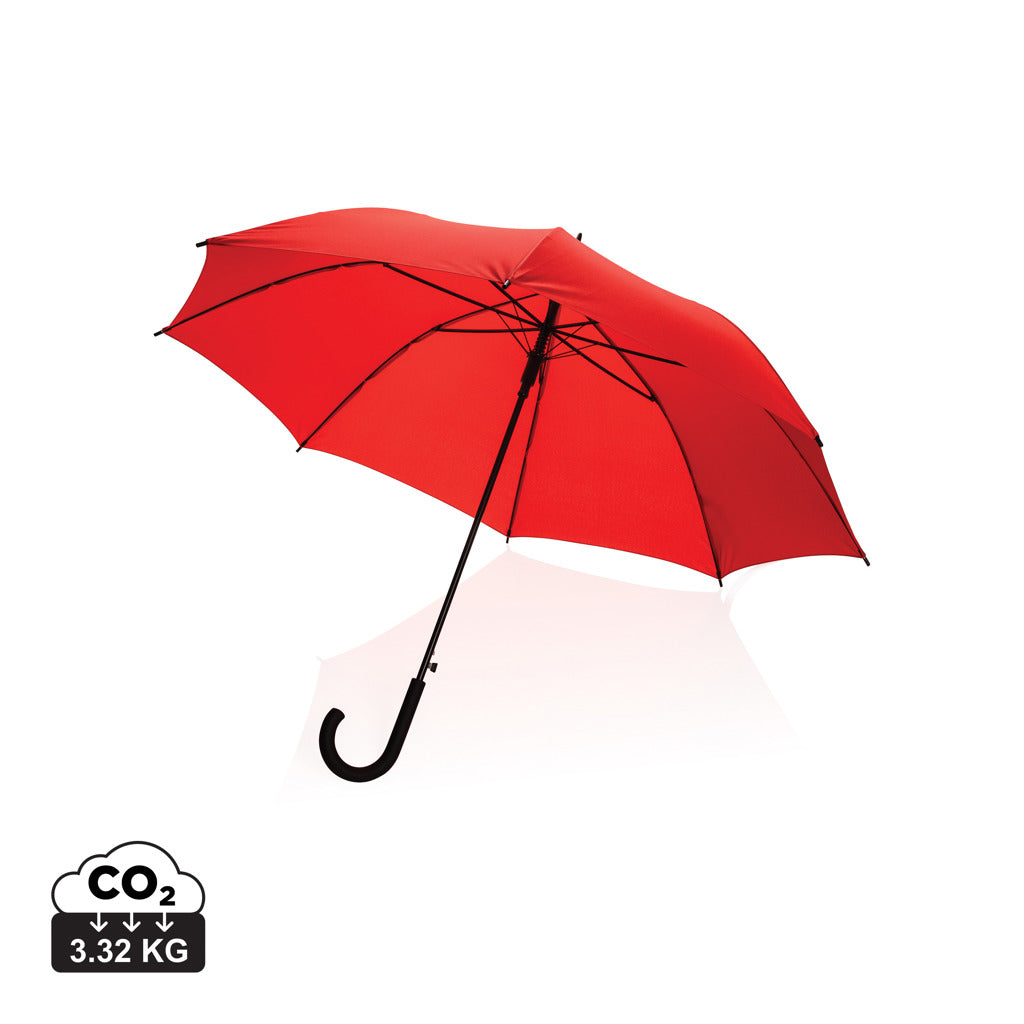 23' Impact AWARE™ RPET 190T standard auto open umbrella - Red