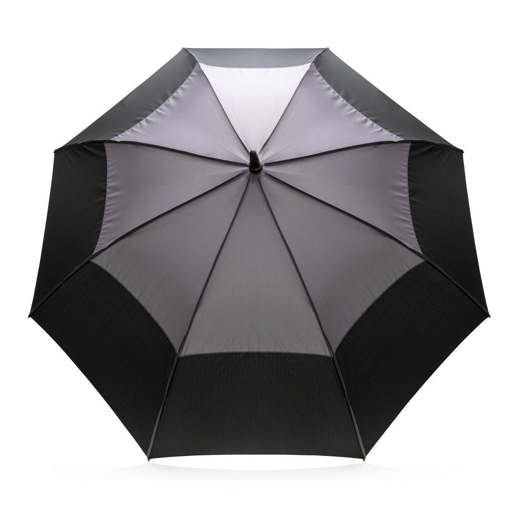 27' Impact AWARE™ RPET 190T auto open stormproof umbrella - Anthracite