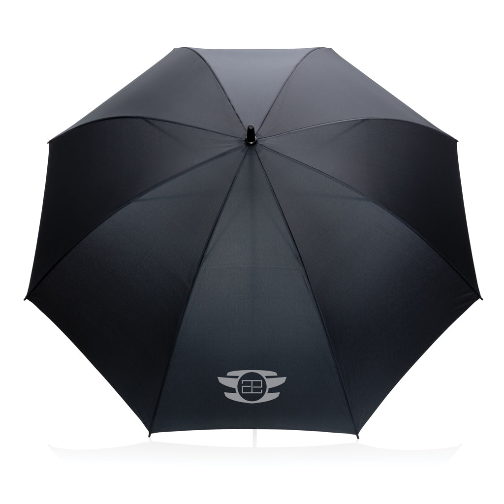 30' Impact AWARE™ RPET 190T Storm proof umbrella - Black