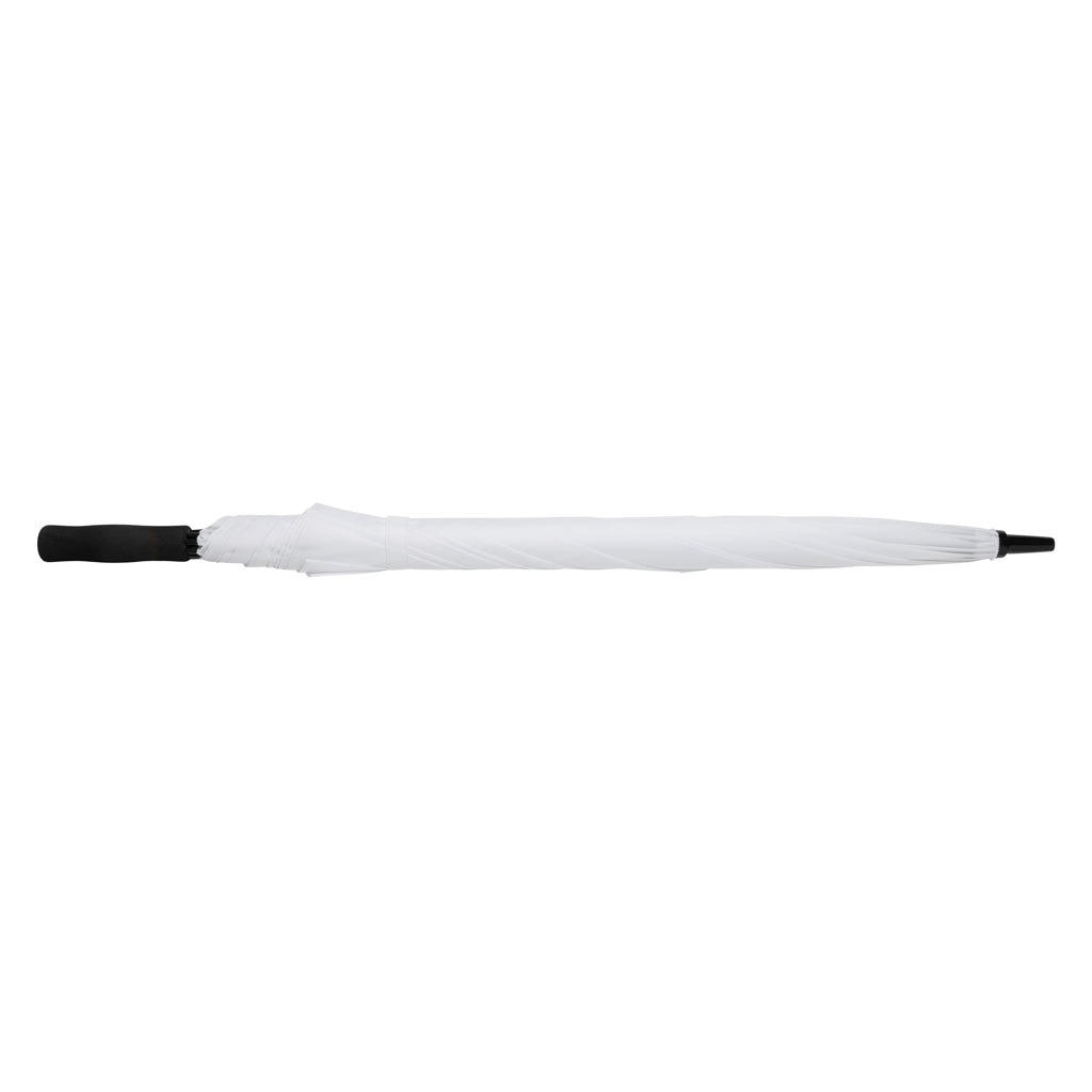 30' Impact AWARE™ RPET 190T Storm proof umbrella - White