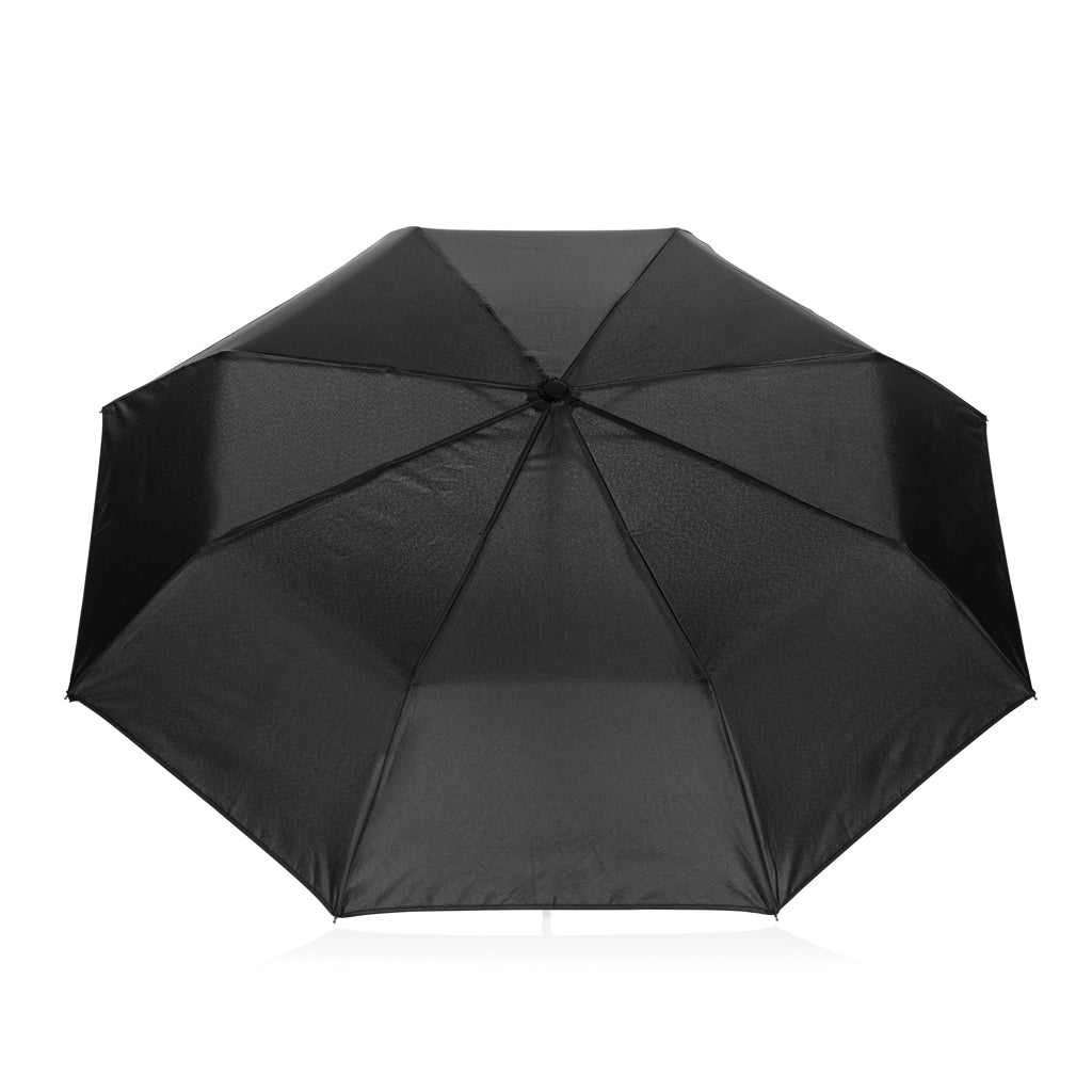 Swiss Peak Vito Aware™ RPET 21 inch auto open/close umbrella - Black