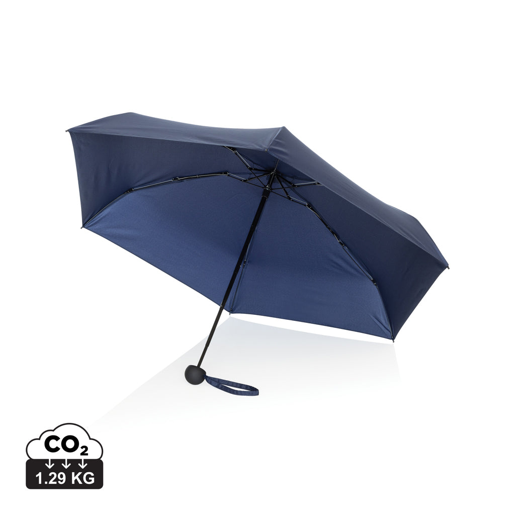 19.5' Aware™ RPET super mini manual 190T Pongee umbrella - Navy