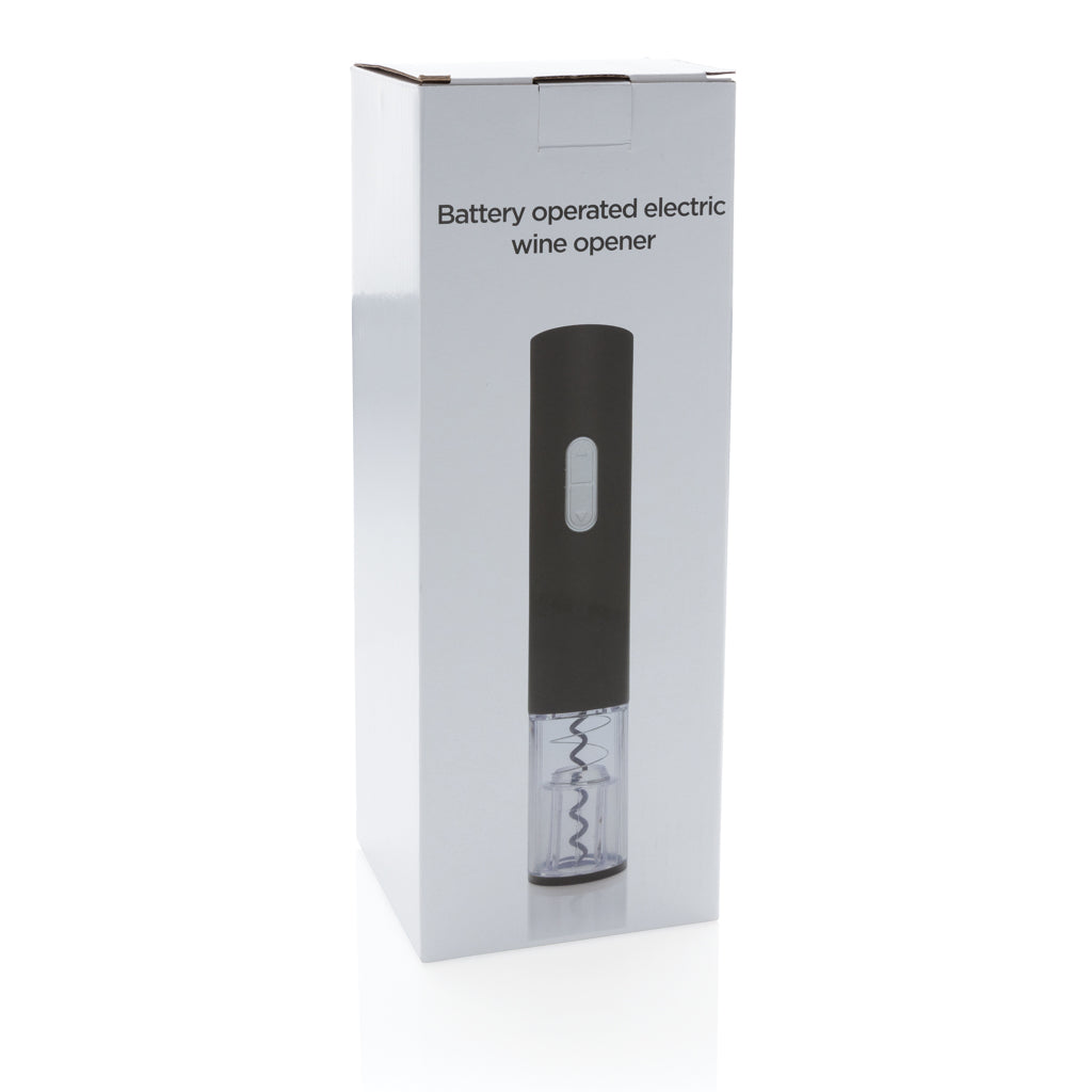 Electric wine opener - battery operated - Black