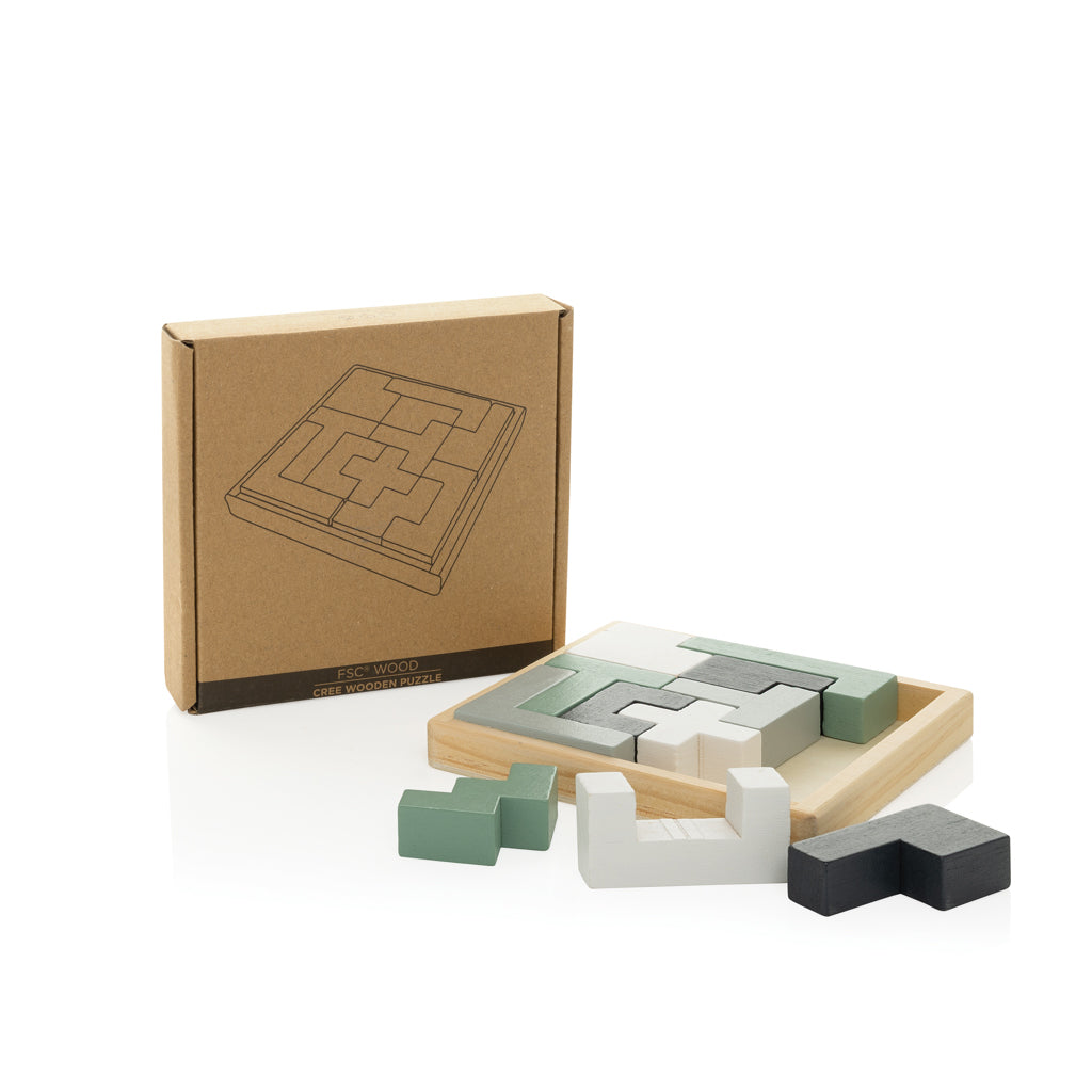Cree wooden puzzle - Brown