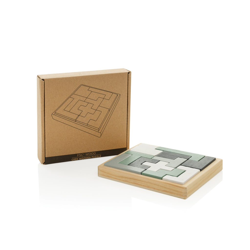 Cree wooden puzzle - Brown