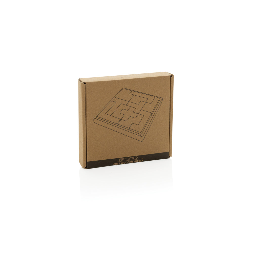 Cree wooden puzzle - Brown