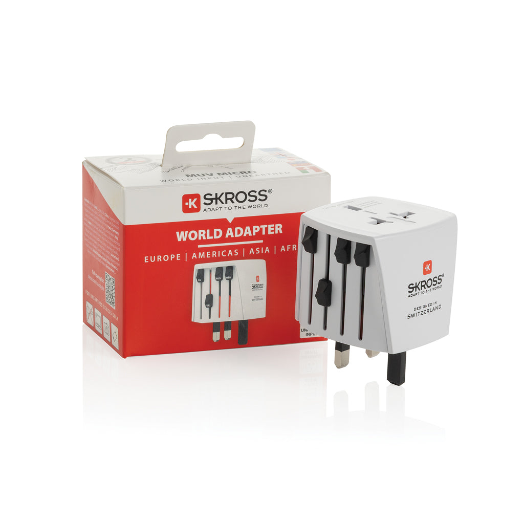 SKROSS World Travel Adapter MUV Micro - White