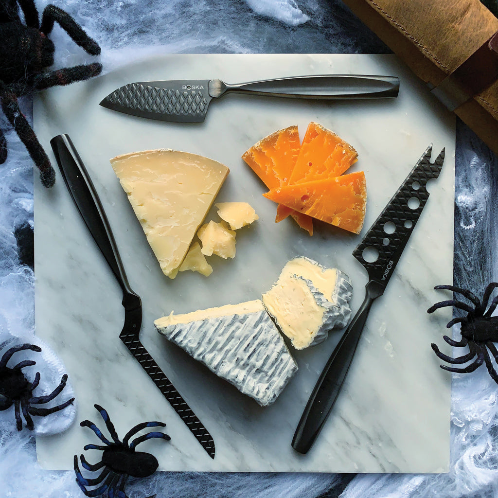 BOSKA Cheese Knife Set Monaco+ Black - Black