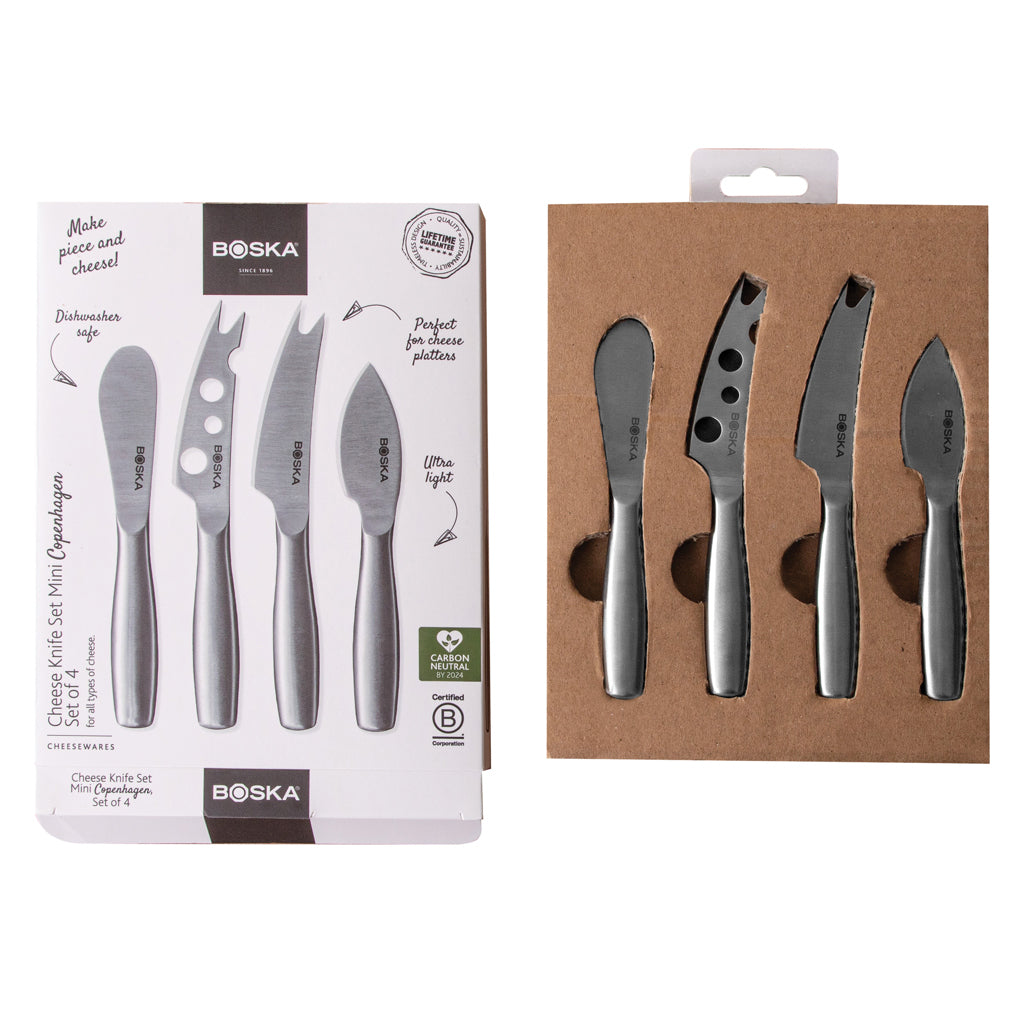 BOSKA Cheese Knife Set Mini Copenhagen - Steel