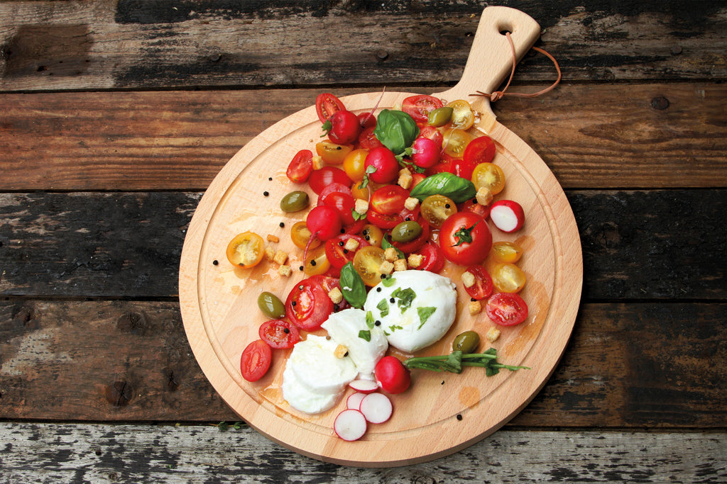BOSKA Serving Board Round Amigo L - Brown