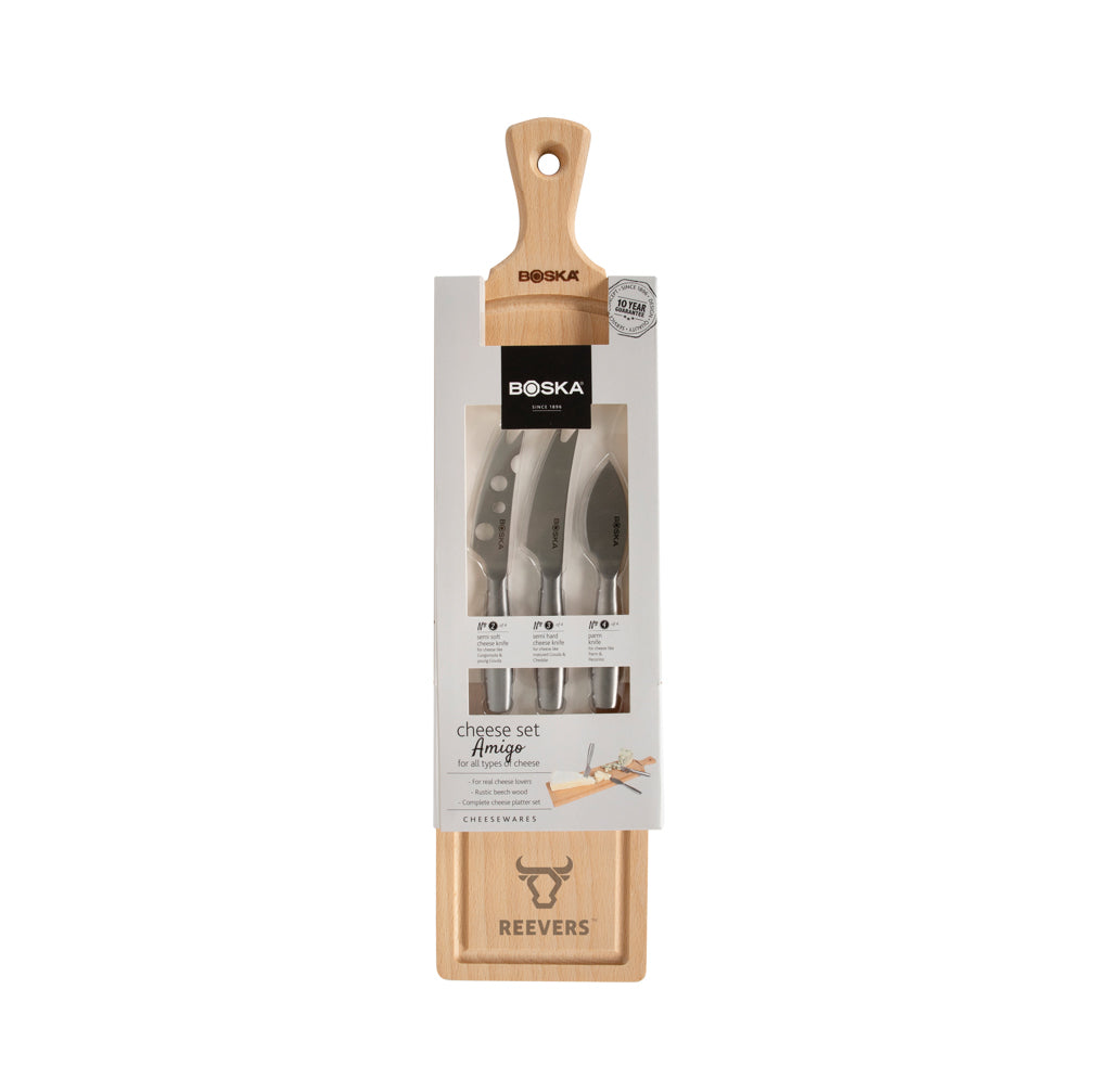 BOSKA Cheese Set Amigo - Brown