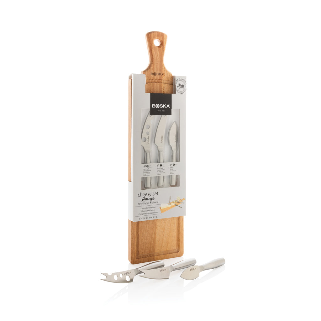 BOSKA Cheese Set Amigo - Brown