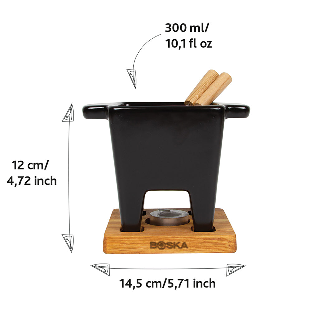 BOSKA Tapas Fondue Nero - 300 ml - Black