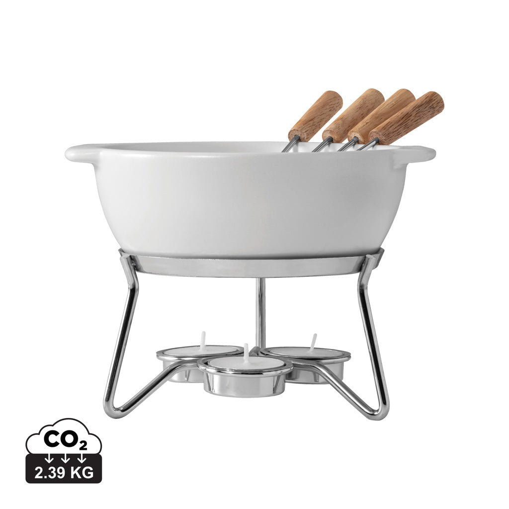 BOSKA Cheese Fondue Set Party - 750 ml - White