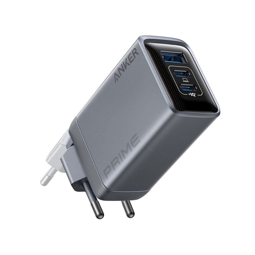 Anker Prime Charger (100W, 3 Ports, GaN) - Grey