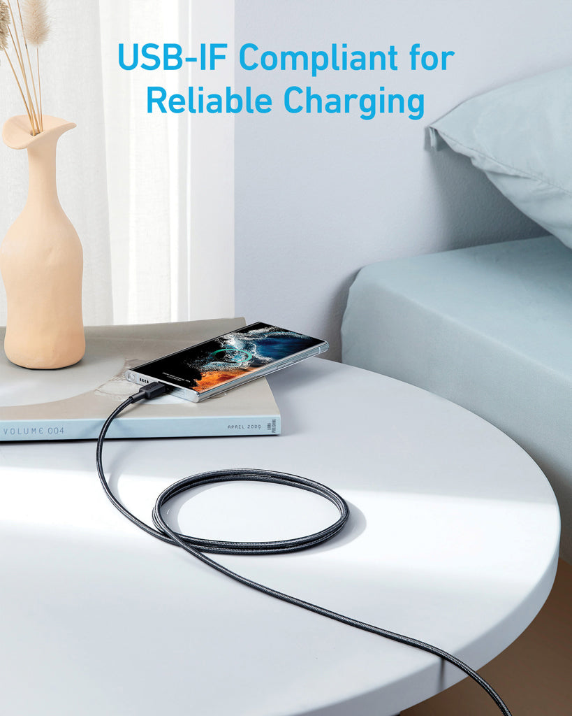 Anker USB-C to USB-C Cable 1.8 metre 60W - Grey