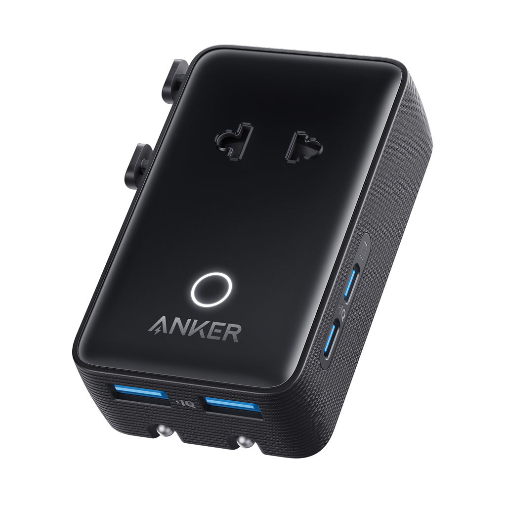Anker Nano Travel Adapter (5-in-1, 20W) - Black